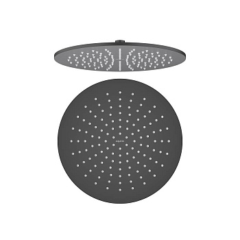 Круглый верхний душ  300*7 мм AQUATEK, матовый черный AQ2079MB  Круглый верхний душ  300*7 мм AQUATEK, матовый черный AQ2079MB