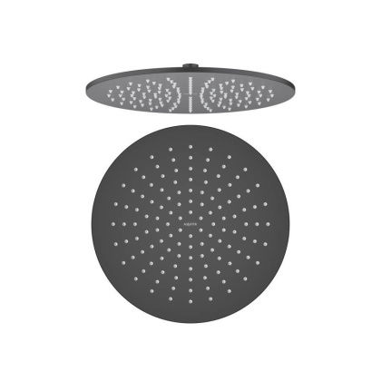 Круглый верхний душ  300*7 мм AQUATEK, матовый черный AQ2079MB  Круглый верхний душ  300*7 мм AQUATEK, матовый черный AQ2079MB