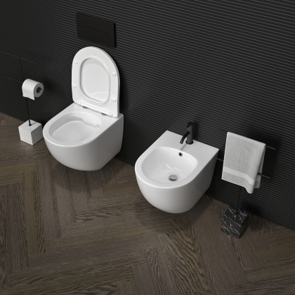 Биде подвесное Ceramica Nova Forma CN3010 Биде подвесное Ceramica Nova Forma CN3010