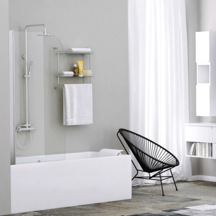 Leine 35P01-80 Стеклянная шторка на ванну Wasserkraft