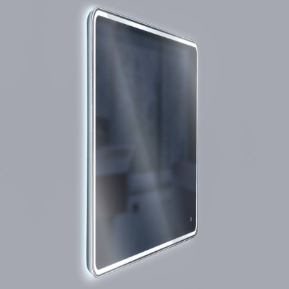 Зеркало LED VLM-3VC800 800х600 c сенсорным выключателем и диммером Зеркало LED VLM-3VC800 800х600 c сенсорным выключателем и диммером
