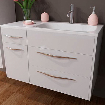 Комплект мебели Barcelona 900х450 правосторонний подвесной 3 ящика 1 дверь (ШхГхВ) 898х446х607