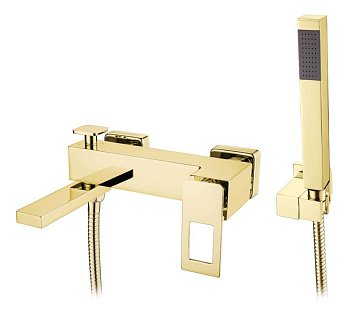 Смеситель для ванны Q GoldG_Комплект Смеситель для ванны Q GoldG_Комплект