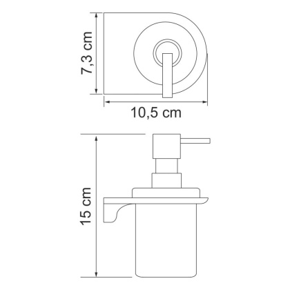 Kammel K-8399WHITE Дозатор для жидкого мыла Kammel K-8399WHITE Дозатор для жидкого мыла