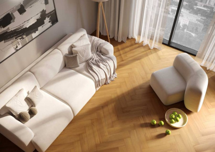 Кварцевый паркет Quartz Parquet Штучный паркет Тик Южноамериканский, 44-400-71, 5/0,6 мм