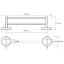 Полотенцедержатель двойной
