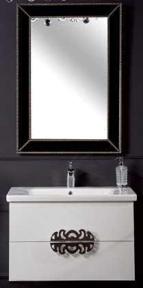 Тумба 80см*43,5 WHITE (керам.моноблок) 830-080-WH Boheme Тумба 80см*43,5 WHITE (керам.моноблок) 830-080-WH Boheme