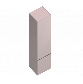 Пенал CUBO подвесной правый 165, мальва матовый Пенал CUBO подвесной правый 165, мальва матовый