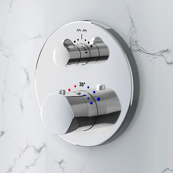 Смеситель Для ванны и душа с термостатом, монтируемый в стену F9085500 Gem