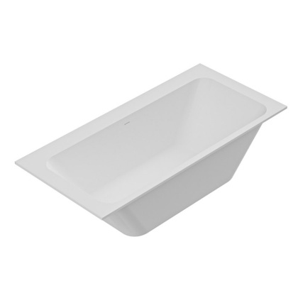 Ванна из искусственного камня Solid Surface 1703x797x570, CEZARES CZR-SLIDER-170-80-57-SSB