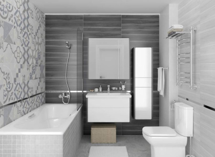 Мозаика Cement серый 30х30, шт