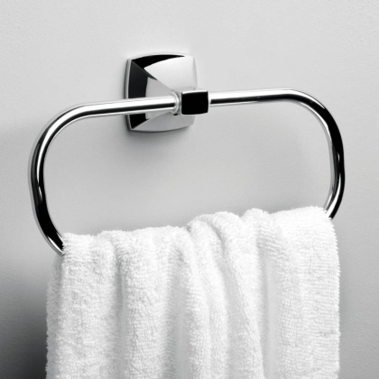 Держатель полотенец Wern, 22,7х12,8х5 см, хром, K-2560