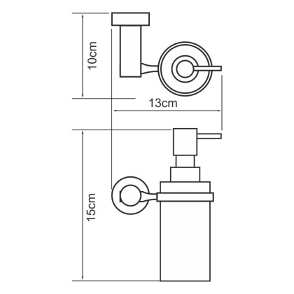 Donau K-9499 Дозатор для жидкого мыла