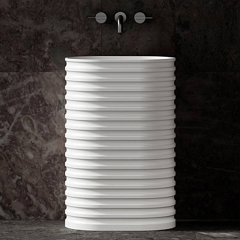 Раковина отдельностоящая ABBER Stein AS2550 белая матовая Раковина отдельностоящая ABBER Stein AS2550 белая матовая