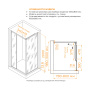 Душевой уголок RGW LE-45 1000x800 Душевой уголок RGW LE-45 1000x800