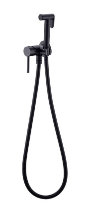 Гигиенический душ Creto Element 2.0-PWM-BK со смесителем, матовый черный