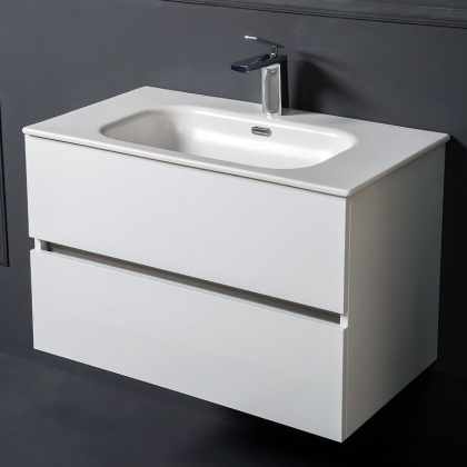 Тумба без раковины Vallessi 80*46cm WHITE 2 полки, 837-080-W Boheme Тумба без раковины Vallessi 80*46cm WHITE 2 полки, 837-080-W Boheme