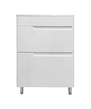 Тумба напольная под умывальник Kare Luxe 600х450 2 ящика (ШхГхВ) 598х446х860