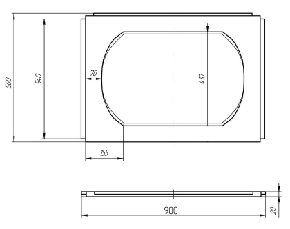 Панель боковая REDDY 90