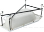 Каркас сварной для акриловой ванны Aquanet Brize 160x90
