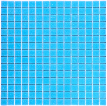 Мозаика Bonaparte Стеклянная Simple Blue (на бумаге) 32,7x32,7 см