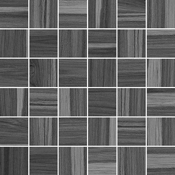 Мозаика Blackwood чёрный 30х30, шт