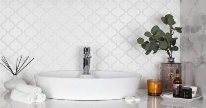 Керамическая мозаика, Latern White Matt, Shapes