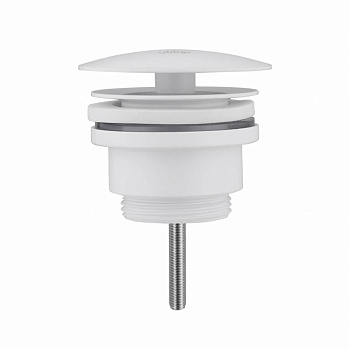 Донный клапан ABBER AF0012W без перелива, фиксированный, белый Донный клапан ABBER AF0012W без перелива, фиксированный, белый