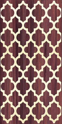 Декор Buhara бордо 25х50