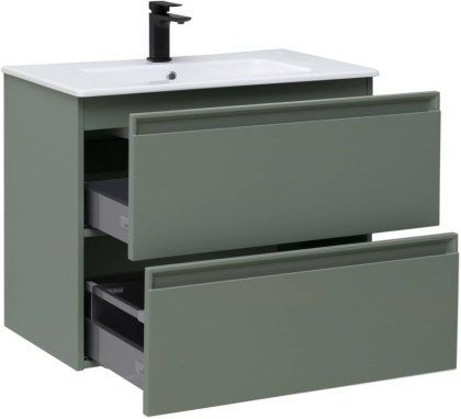 Тумба под раковину Allen Brau Eclipse 80 1.E1002.CGM олива матовый Тумба под раковину Allen Brau Eclipse 80 1.E1002.CGM олива матовый