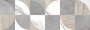 Плитка настенная Arctic серый мозаика 20*60 (10шт/1.2м2),м2