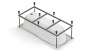Рама для ванны SANTANA 160