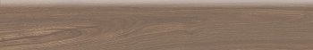 Плинтус Альберони коричневый матовый обрезной 60x9,5x0,9