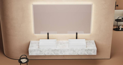 Раковина накладная ABBER Rechteck AC2216 белая Раковина накладная ABBER Rechteck AC2216 белая