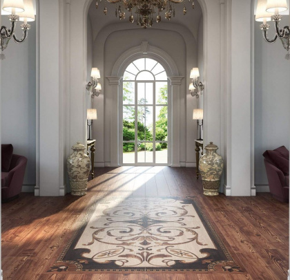 Керамогранит DD570600R Гранд Вуд декорированный обрезной 80*160*11(2шт/2,56м2), м2