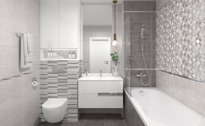 Плитка настенная Escada серый 20x60 (10шт/1,2м2), м2