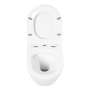 BB8001CHR/SC/BB002-80/BB014-SR-BIANCO Унитаз подвесной с сиденьем BelBagno TRE + Система инсталляции для унитазов с кнопкой смыва BB014-SR-BIANCO Исполнение: Белый 