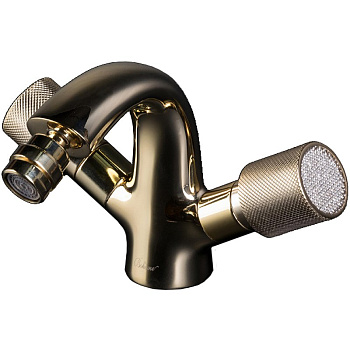 Смеситель для биде ROYAL CRYSTAL, золото_Комплект Смеситель для биде ROYAL CRYSTAL, золото_Комплект