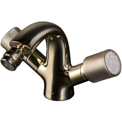 Смеситель для биде ROYAL CRYSTAL, золото_Комплект Смеситель для биде ROYAL CRYSTAL, золото_Комплект