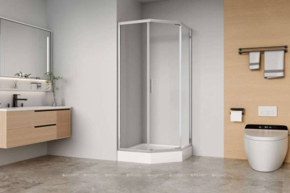 Душевой уголок Aquanet Bright, 90x90 AE90-P-90x90-CT, хром