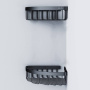 A7452222 Sense L Корзина для душа угловая двухъярусная, черный A7452222 Sense L Корзина для душа угловая двухъярусная, черный
