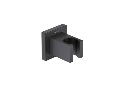 Держатель ручного душа AQUATEK, матовый черный AQ2401MB 