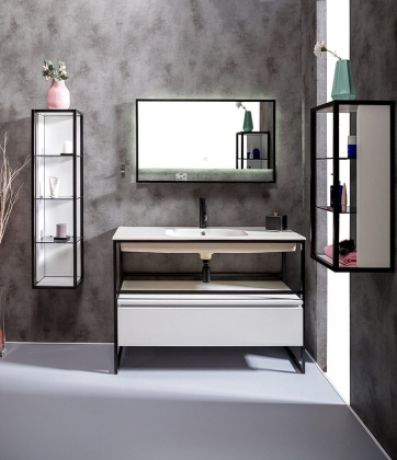 Ящик под консоль LOFT 120 белый, 1 полка 894-120-W Boheme