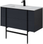 Тумба под раковину Allen Brau Reality 100 1.32007.AM антрацит матовый Тумба под раковину Allen Brau Reality 100 1.32007.AM антрацит матовый