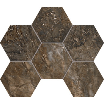 Мозаика BR04 Hexagon 25x28,5 непол.