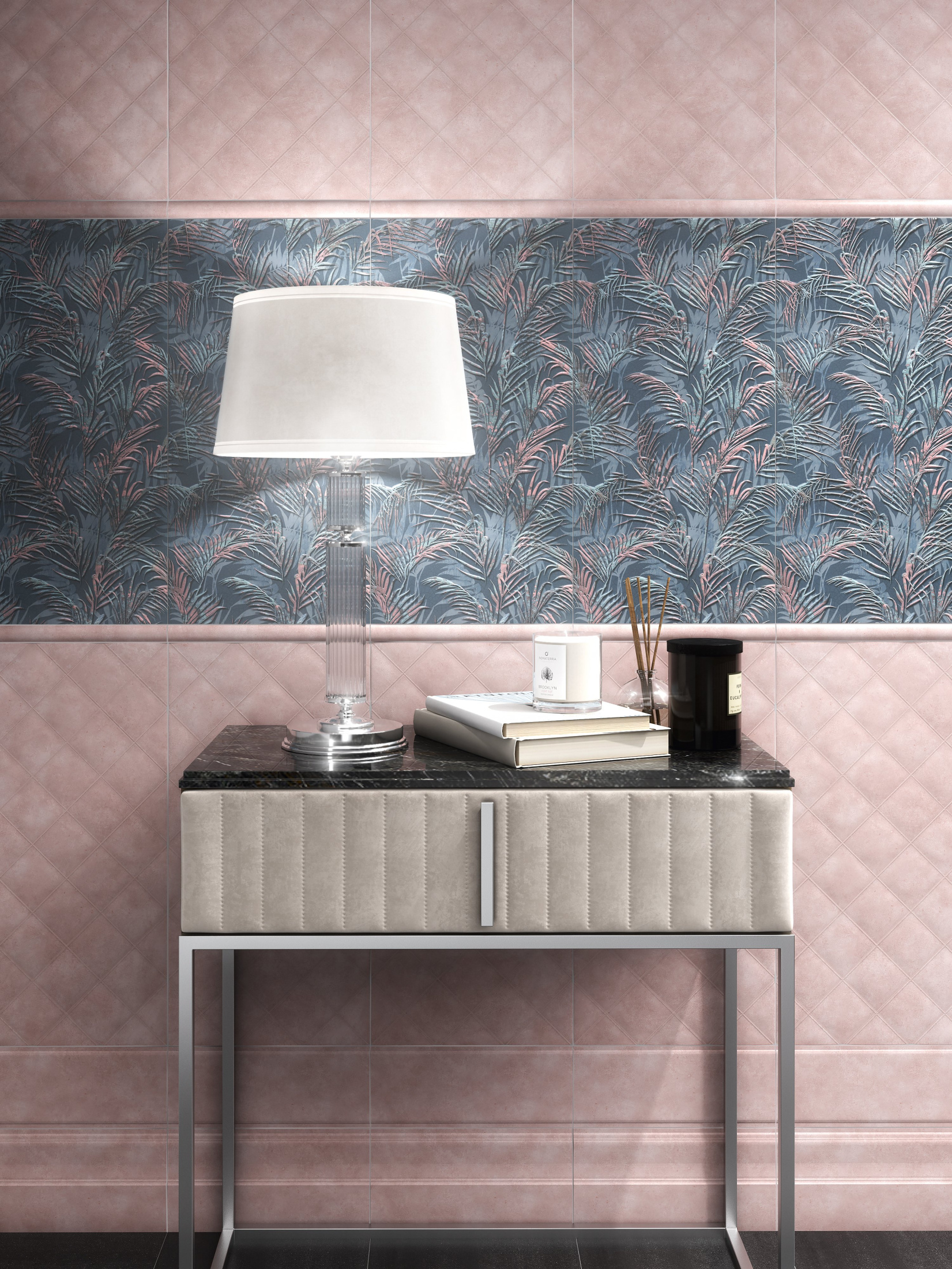 Плитка настенная 11138R Марсо розовый структура обрезной 30*60*9(7шт/1,26м2), м2