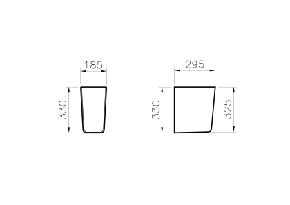 Полупьедестал VitrA S20 5281B003-7201 фарфор белый Полупьедестал VitrA S20 5281B003-7201 фарфор белый
