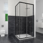 Душевой уголок RGW Classic CL-34B 90х90 32093499-14 профиль Черный стекло прозрачное