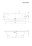 Акриловая ванна CEZARES METAURO-180-80-42-W37