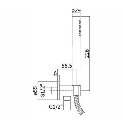 Душевой гарнитур Paffoni Master ZDUP094ST